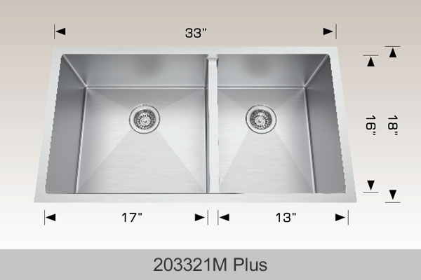 Radius Corner Sink