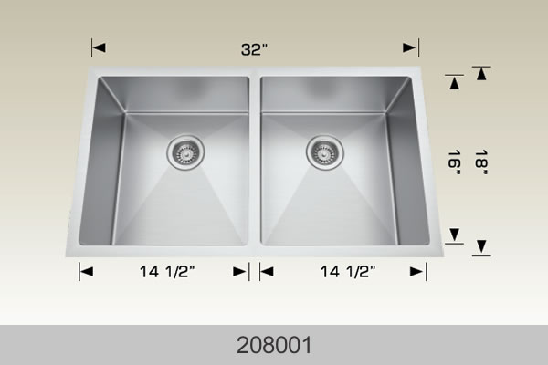 Radius Corner Sink