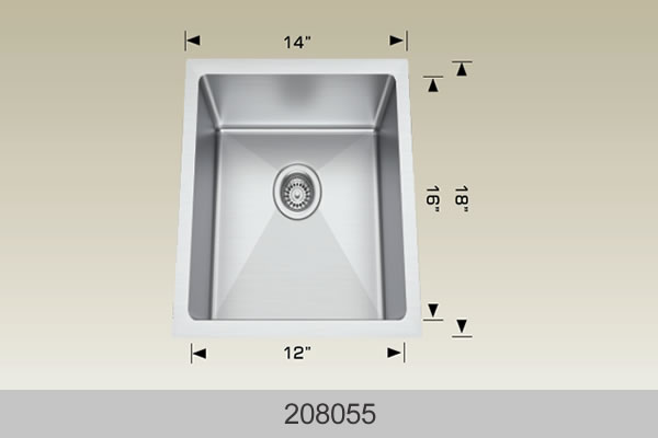 Radius Corner Sink